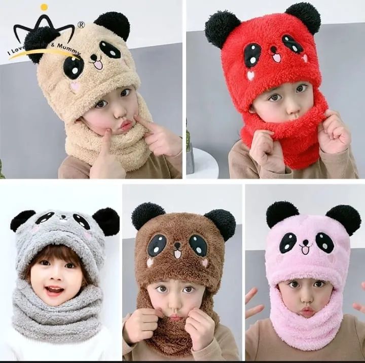 Fleece Cute Cartoon Panda Hats winter warm 1 Fleece Cute Cartoon Panda Hats Winter Warm