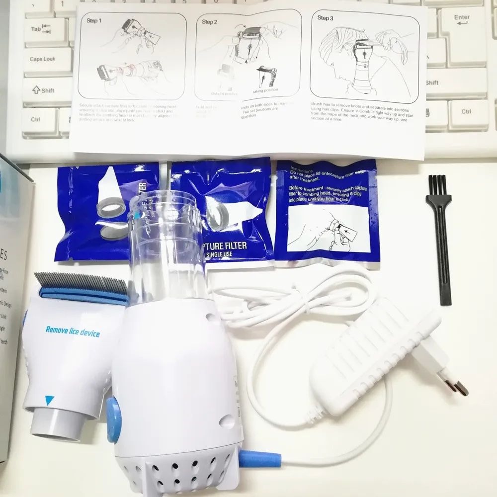 V Comb Electronic Head Lice Removal Machine Anti Lice 4 V Comb Electronic Head Lice Removal Machine Anti Lice - Image 4
